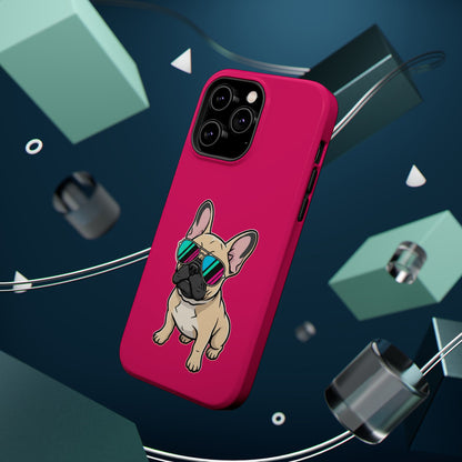 French Bulldog with Sunglasses - Magnetic Phone Case