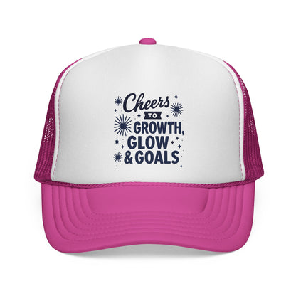 Cheers to Growth, Glow & Goals - Cap