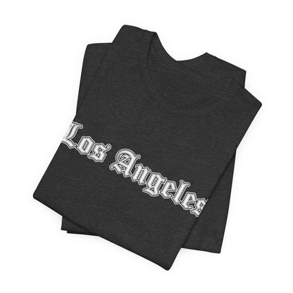Los Angeles Unisex Jersey Tee, Casual Wear, Gift for Travelers, Summer Style, Comfortable Fit, Los Angeles Apparel