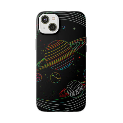Galaxy-Inspired Flexi Cases, Vibrant Phone Covers, Space-Themed Accessories, Cosmic Gifts for Astronomers, Unique Phone Protectors