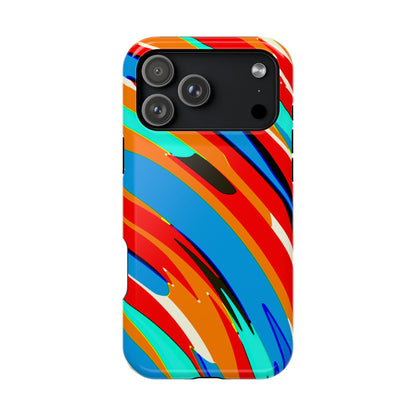 Abstract Rainbow Swirl Arc - Magnetic Phone Case
