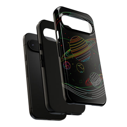Galactic Tough Phone Case, Starry Space Protection, Unique Gift for Astronomers, Celestial Accessories, Trendy Space Lovers