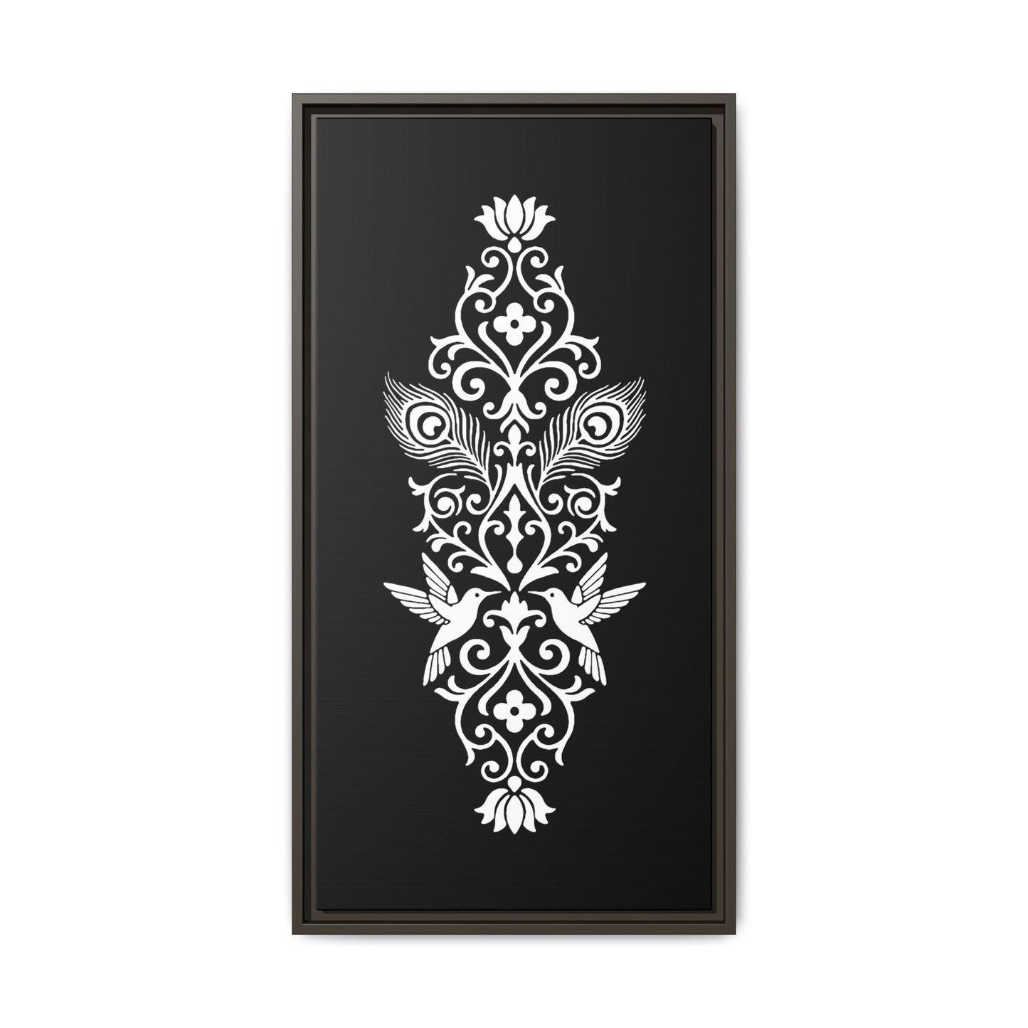 Hummingbird Soulmates - Framed Canvas