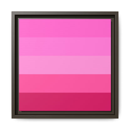 Valentine Rose Colors - Framed Canvas