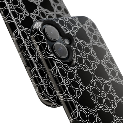 Geometric Sacred Flower - Magnetic Phone Case