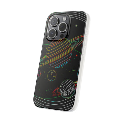 Galaxy-Inspired Flexi Cases, Vibrant Phone Covers, Space-Themed Accessories, Cosmic Gifts for Astronomers, Unique Phone Protectors