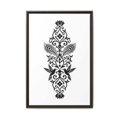 Hummingbird Soulmates - Framed Canvas