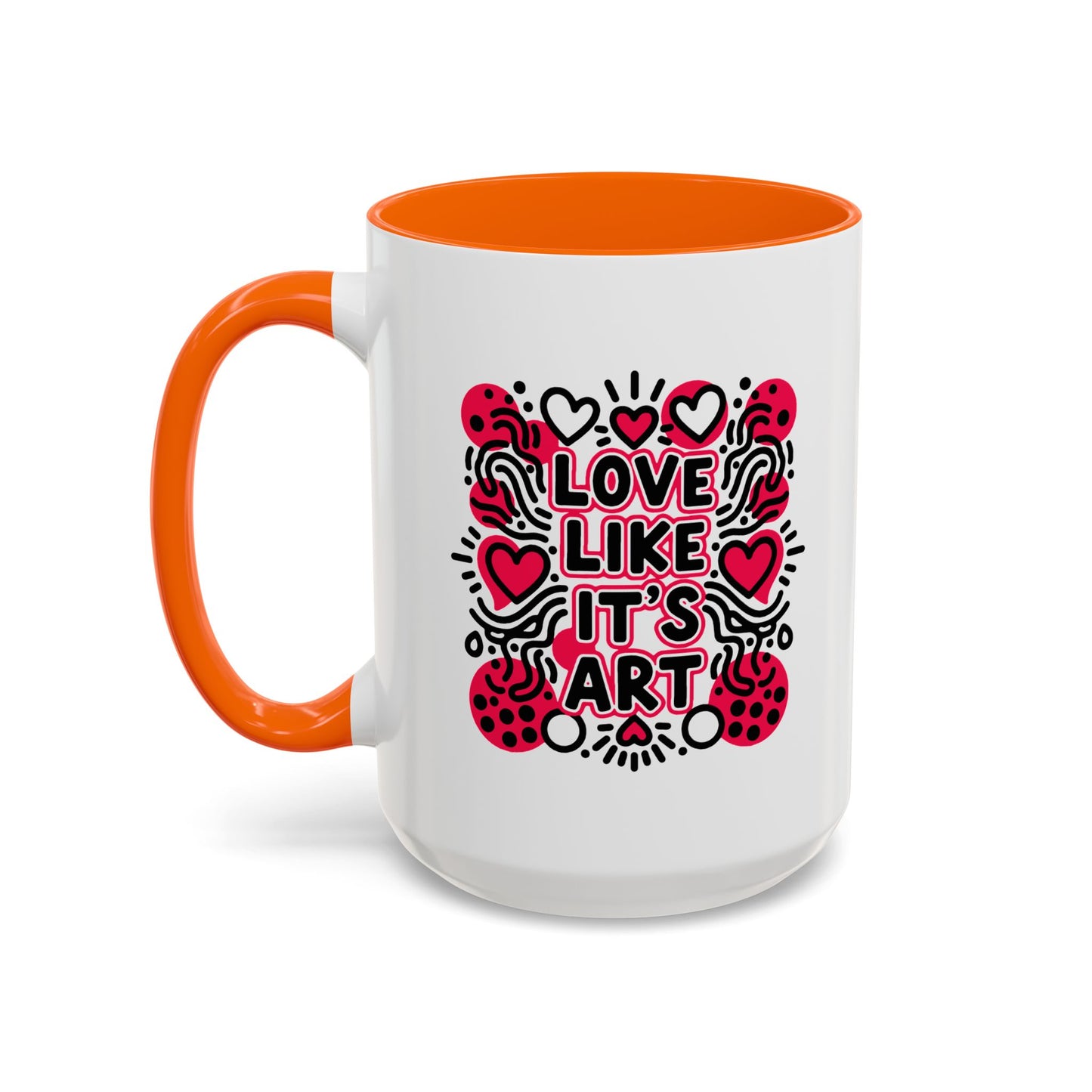 Love Like It’s Art - Color Accent Mug