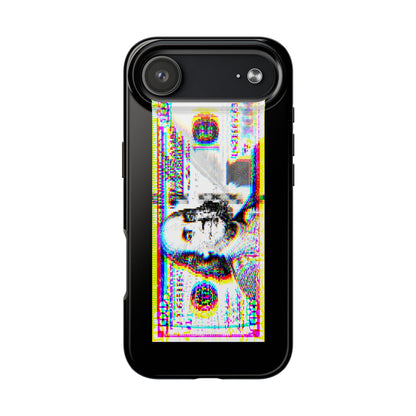100 Dollars Bill - Neon Color Explosion - Phone Case