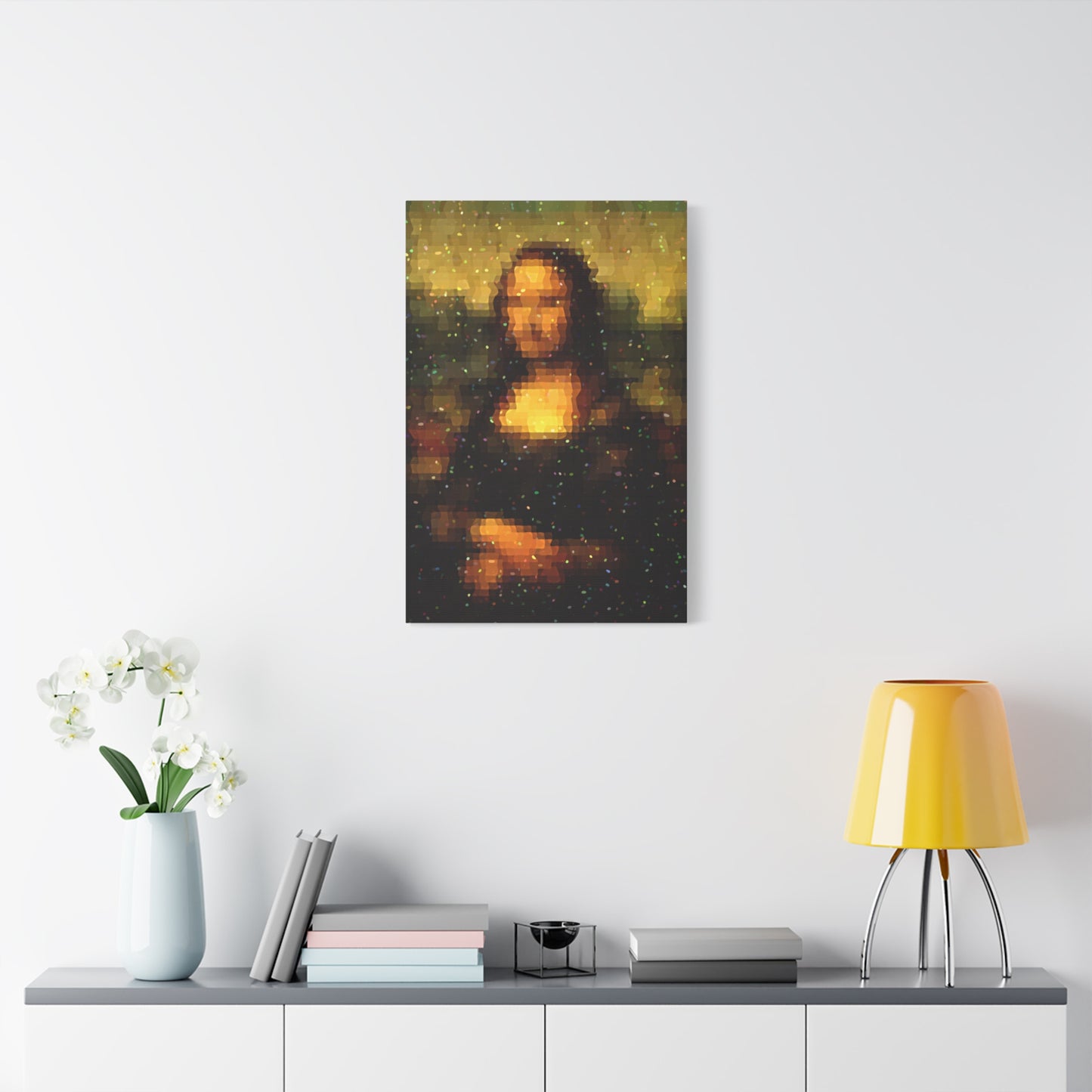 Pixel Muse — Silent Smile - Canvas