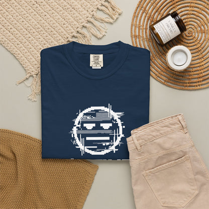 I’m Fine Glitched Smiley - T-Shirt