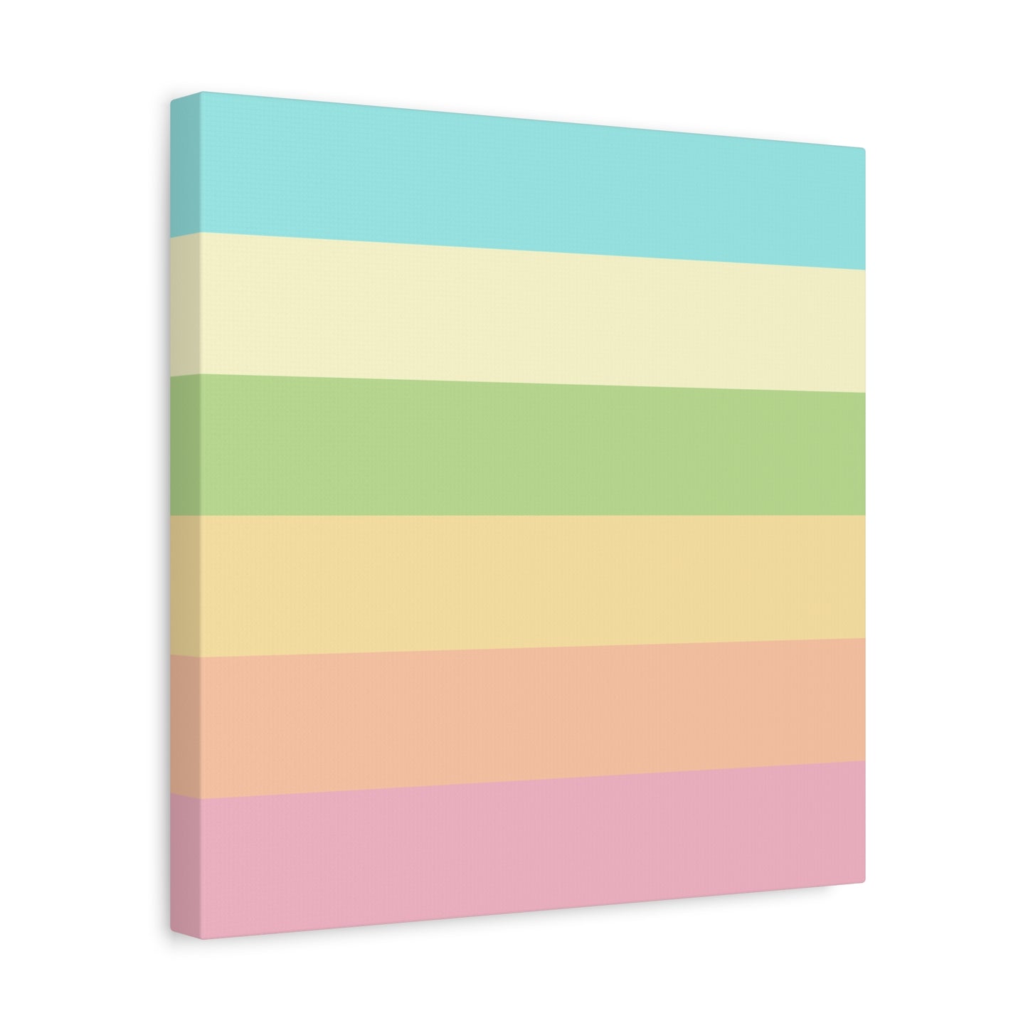 Pastel Stripes - Canvas