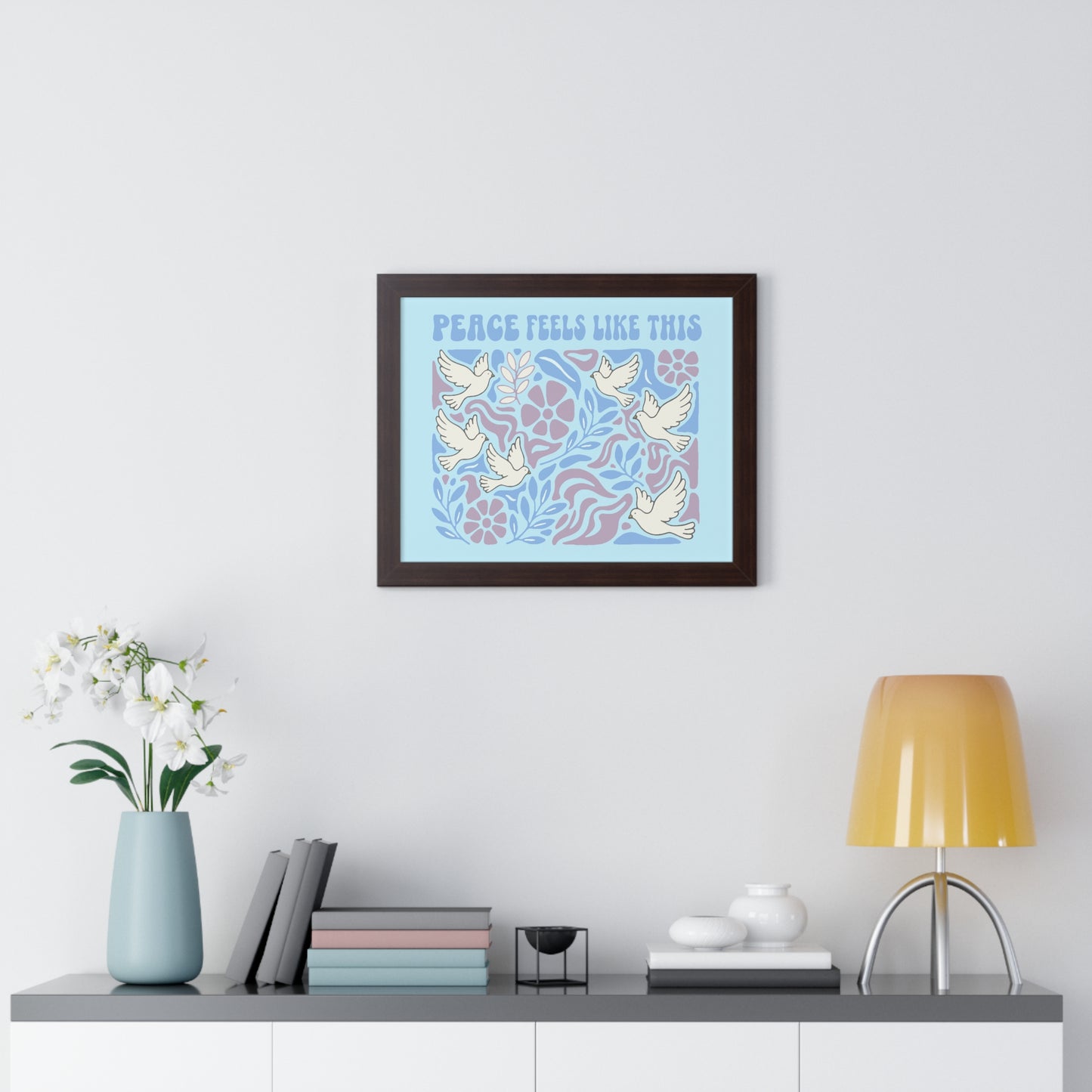 Peace Feels Like This - Framed Poster