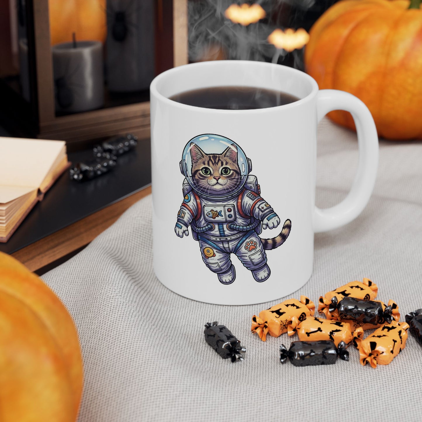 Astronaut Cat - Ceramic Mug