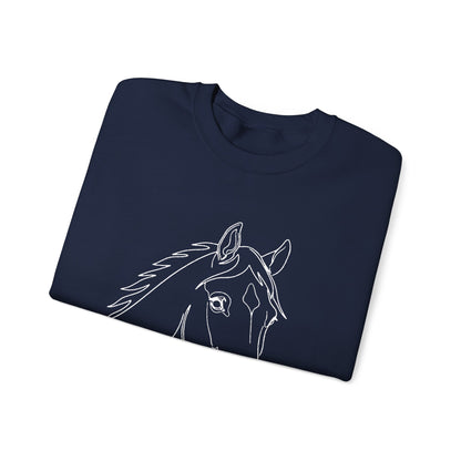 Horse Portrait Sketch - Sweatshirt