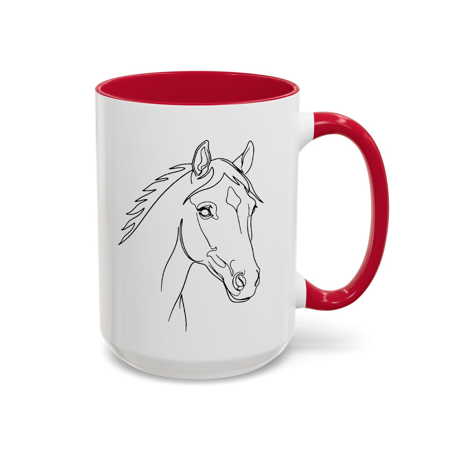 Horse Portrait Sketch - Colorful Mug