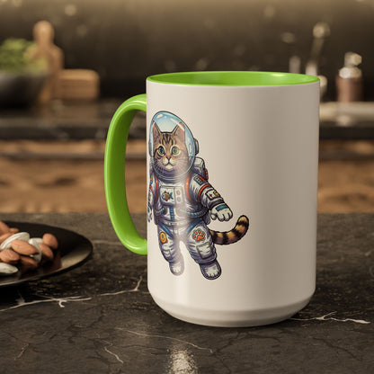 Astronaut Cat - Colorful Mug