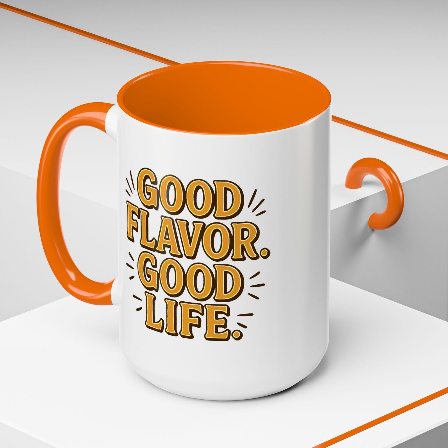 Good Flavor. Good Life. - Color Accent Mug