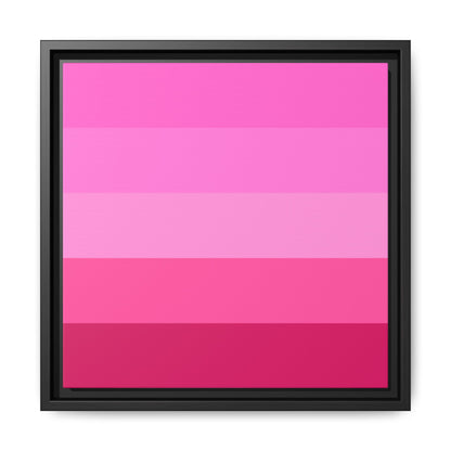 Valentine Rose Colors - Framed Canvas