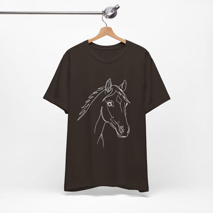 Horse Portrait Sketch - T-Shirt