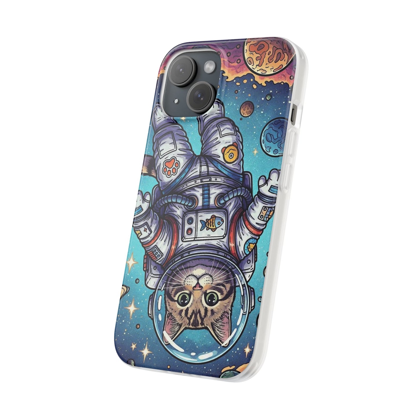 Astronaut Cat - Flexi Phone Case