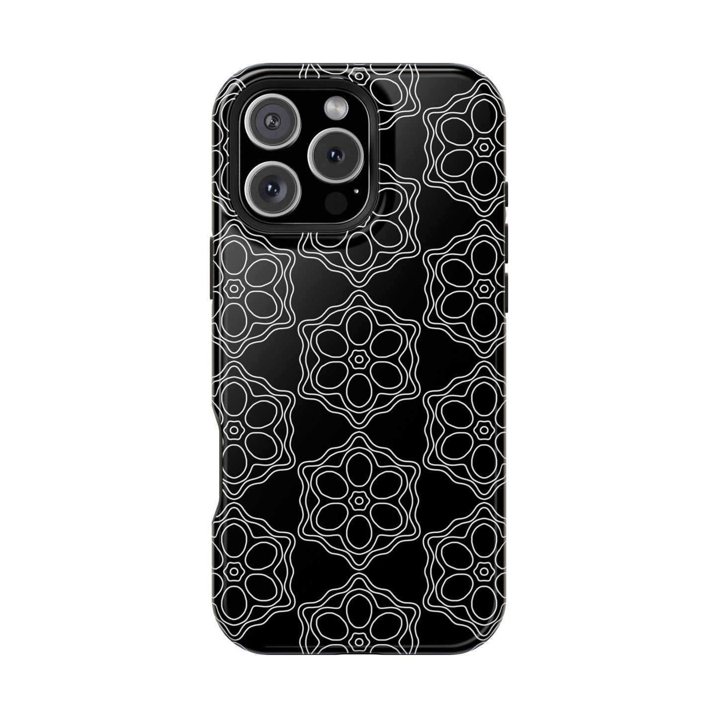 Geometric Sacred Flower - Magnetic Phone Case
