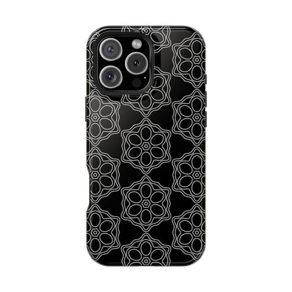 Geometric Sacred Flower - Magnetic Phone Case