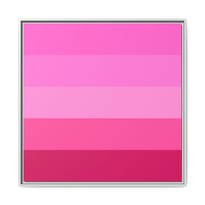 Valentine Rose Colors - Framed Canvas