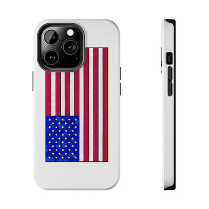 New Glory American Flag (Gold Edge Edition) - Phone Case