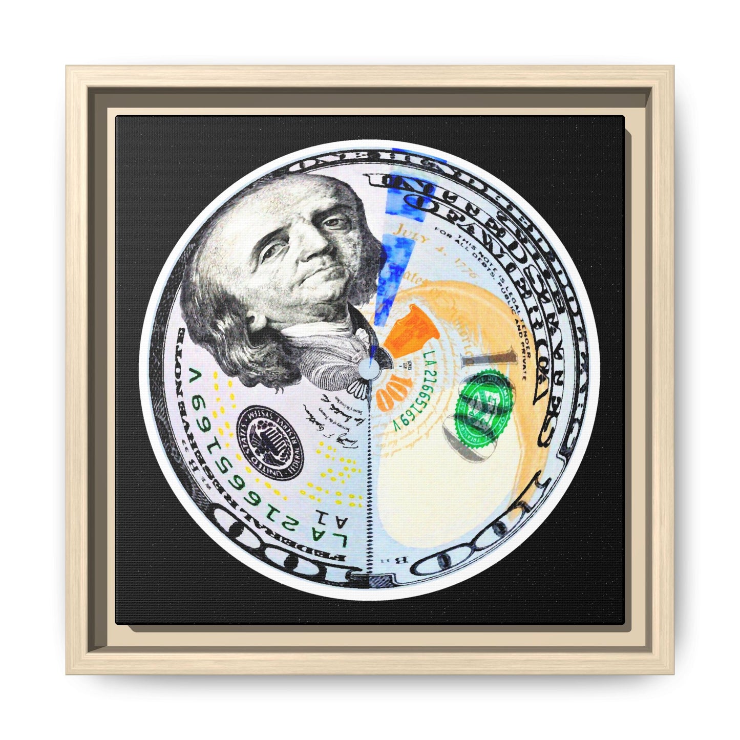 THE MOONEY - Framed Canvas