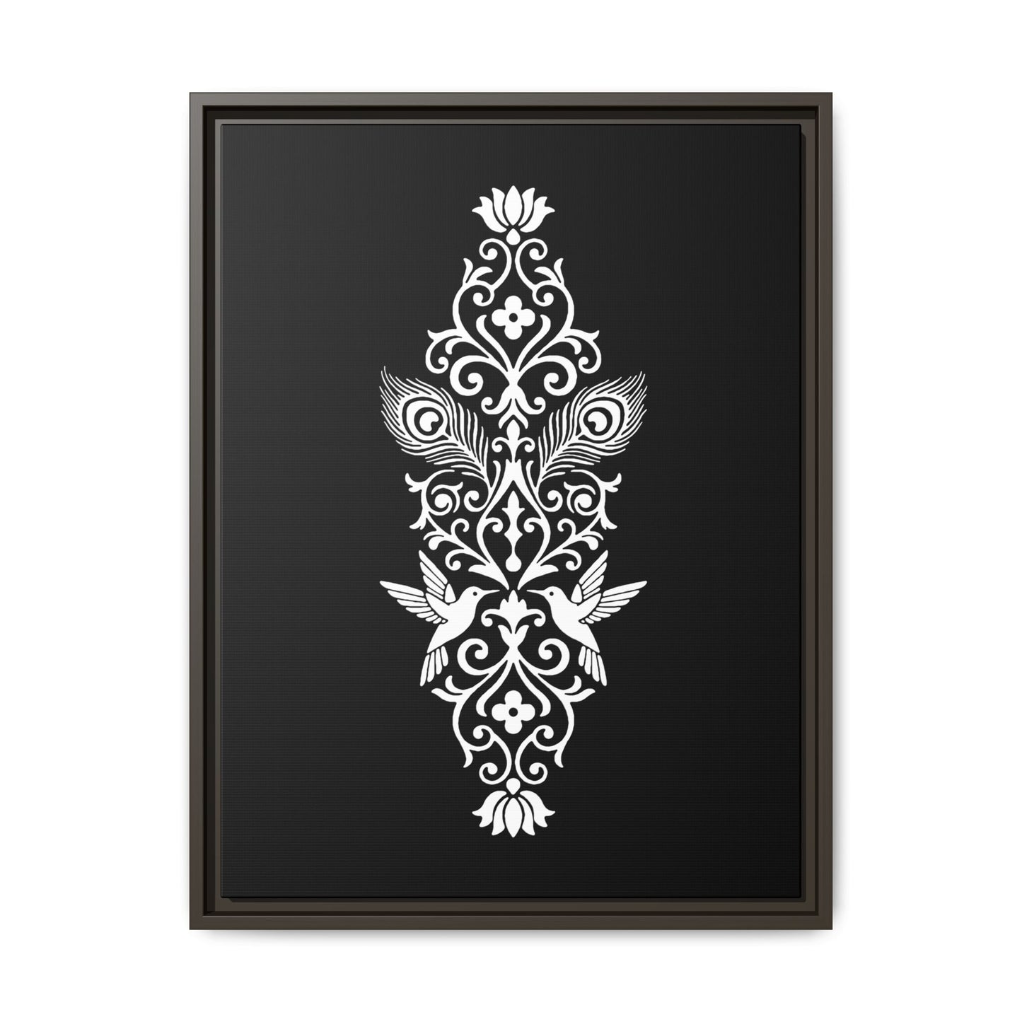 Hummingbird Soulmates - Framed Canvas