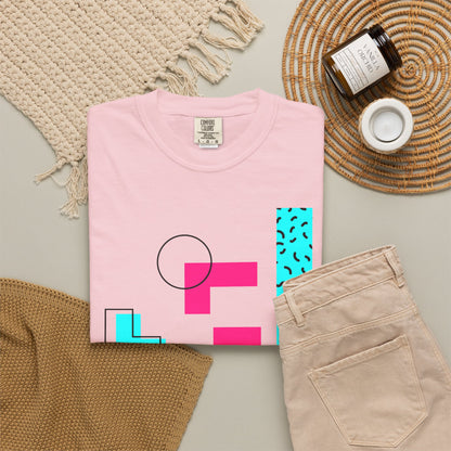 Retro Geometric Vibes - T-Shirt