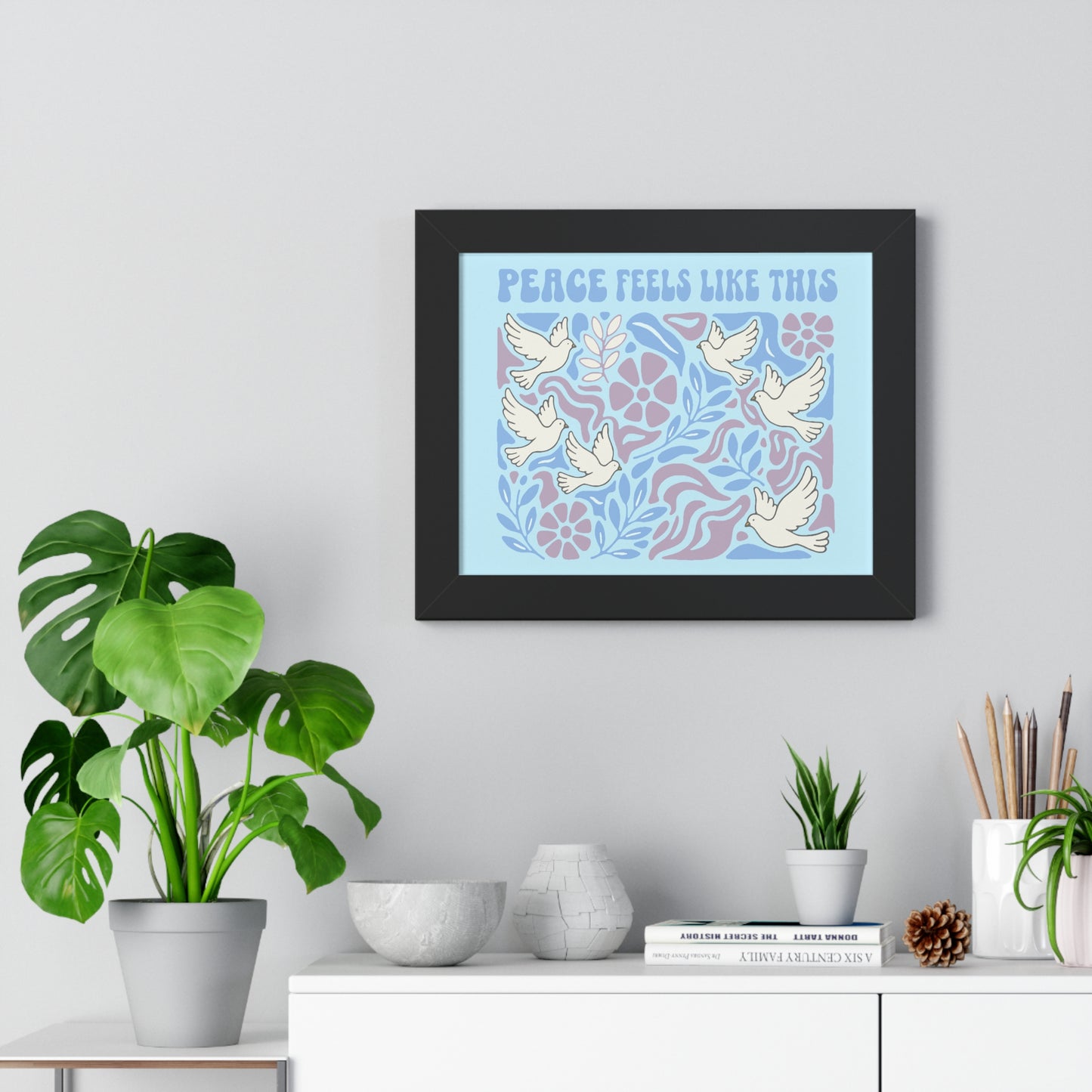Peace Feels Like This - Framed Poster