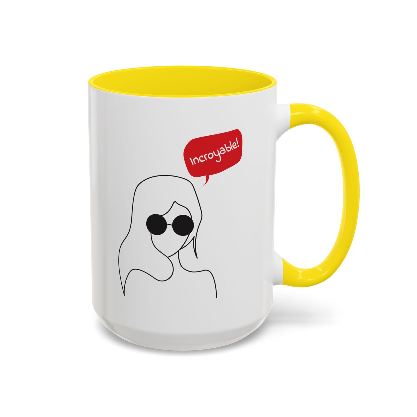 Incroyable Chic Girl - Color Accent Mug