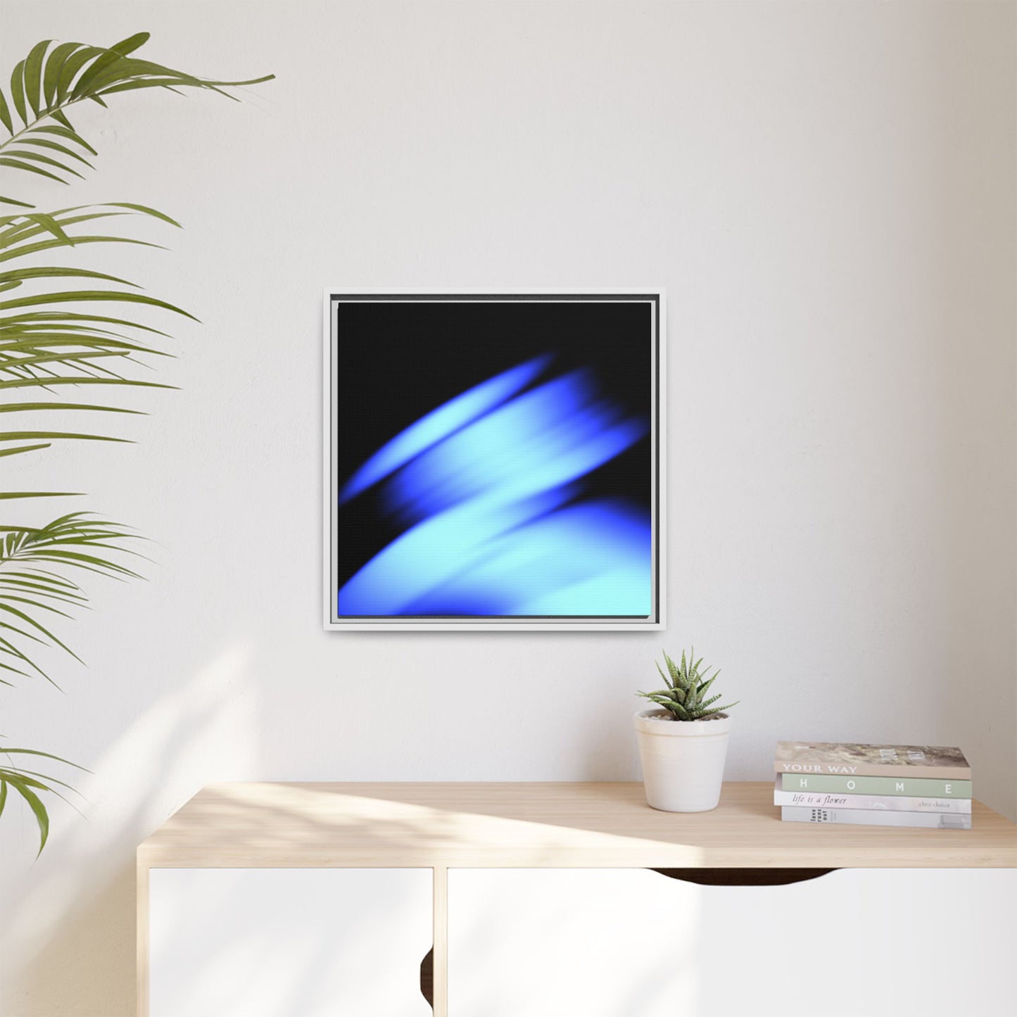 Orbital Drift - Framed Canvas