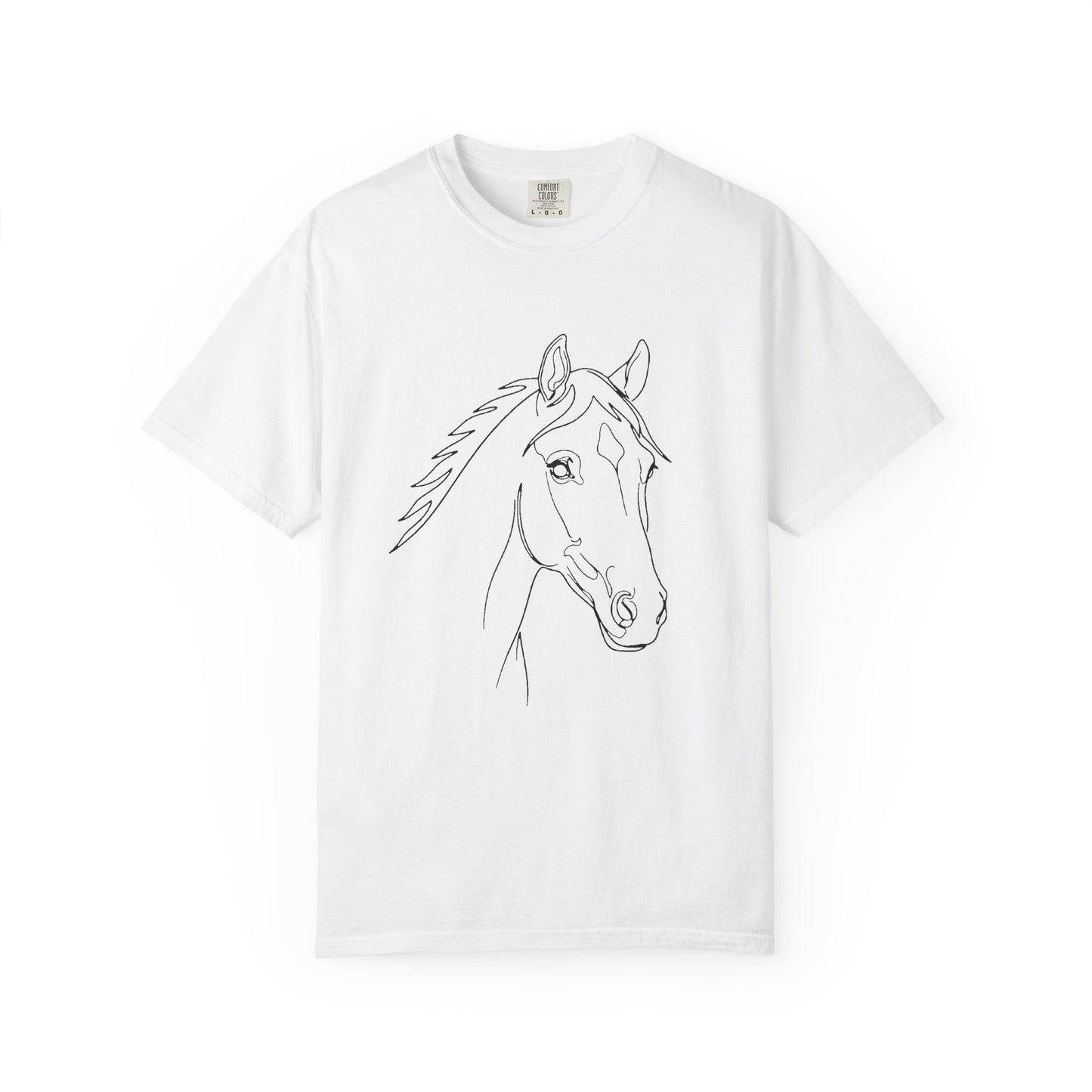 Horse Portrait Sketch - T‑Shirt