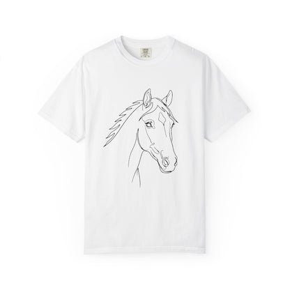 Horse Portrait Sketch - T‑Shirt