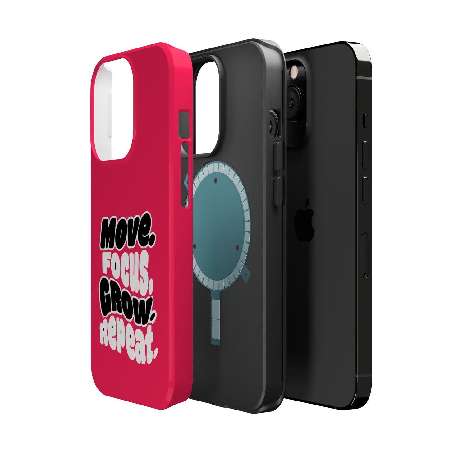 Move. Focus. Grow. Repeat. - Magnetic Phone Case