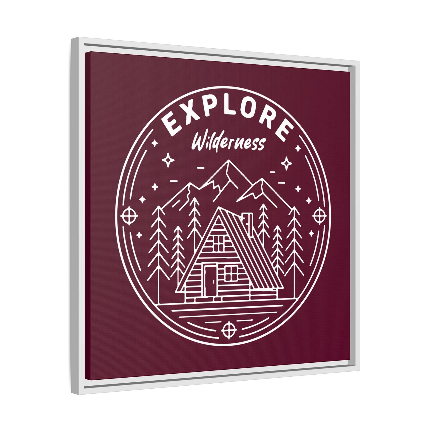 Explore Wilderness - Framed Canvas