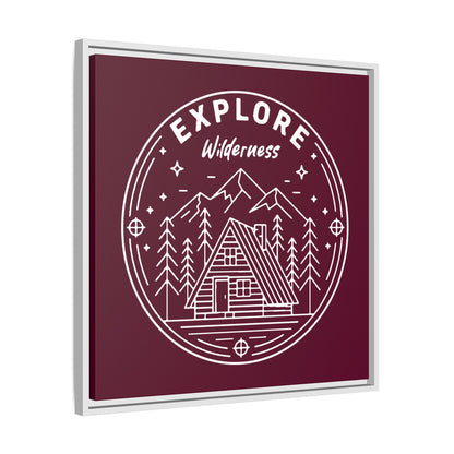 Explore Wilderness - Framed Canvas