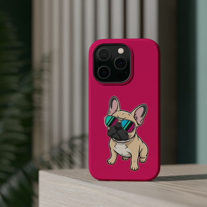 French Bulldog with Sunglasses - Magnetic Phone Case