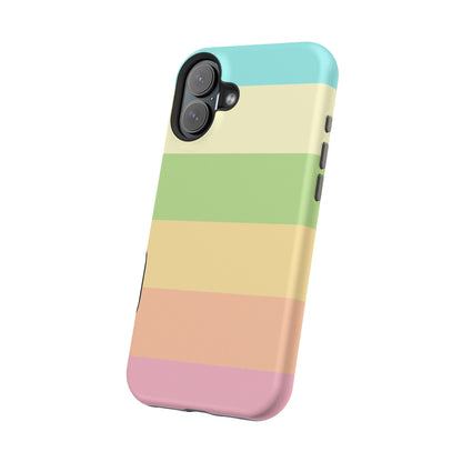 Pastel Stripes - Magnetic Phone Cover