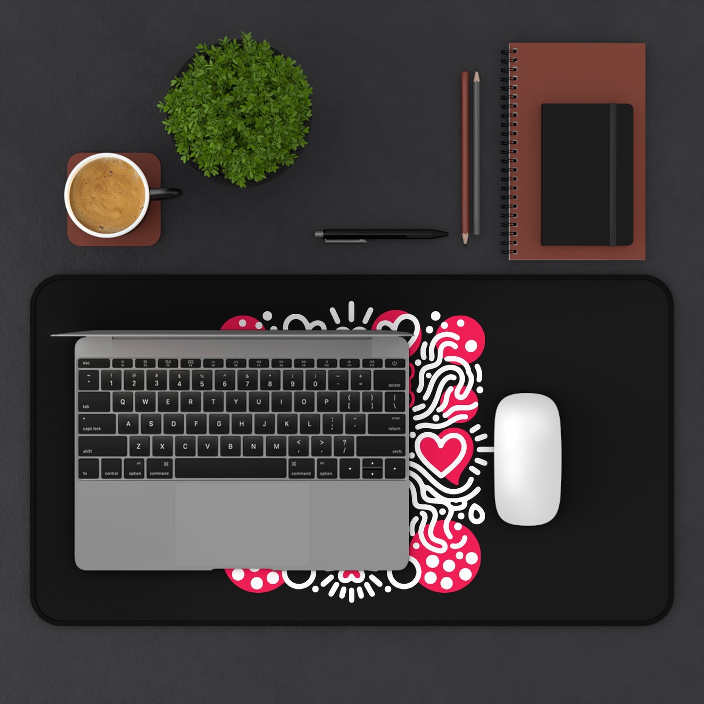 Love Like It's Art - Desk Mat