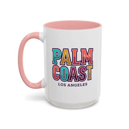 Palm Coast - Los Angeles - Color Accent Mug