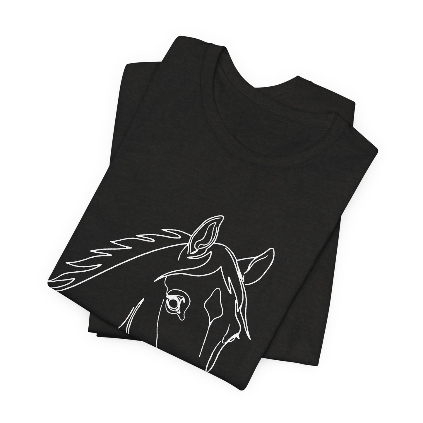 Horse Portrait Sketch - T-Shirt