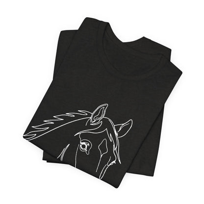 Horse Portrait Sketch - T-Shirt