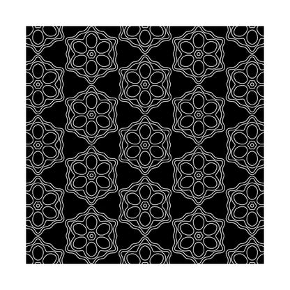 Geometric Sacred Flower - Poster