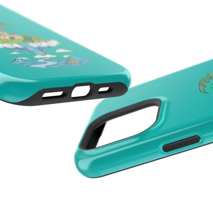 Floating Castle Dragon - Magical Fantasy Island - Magnetic Phone Case