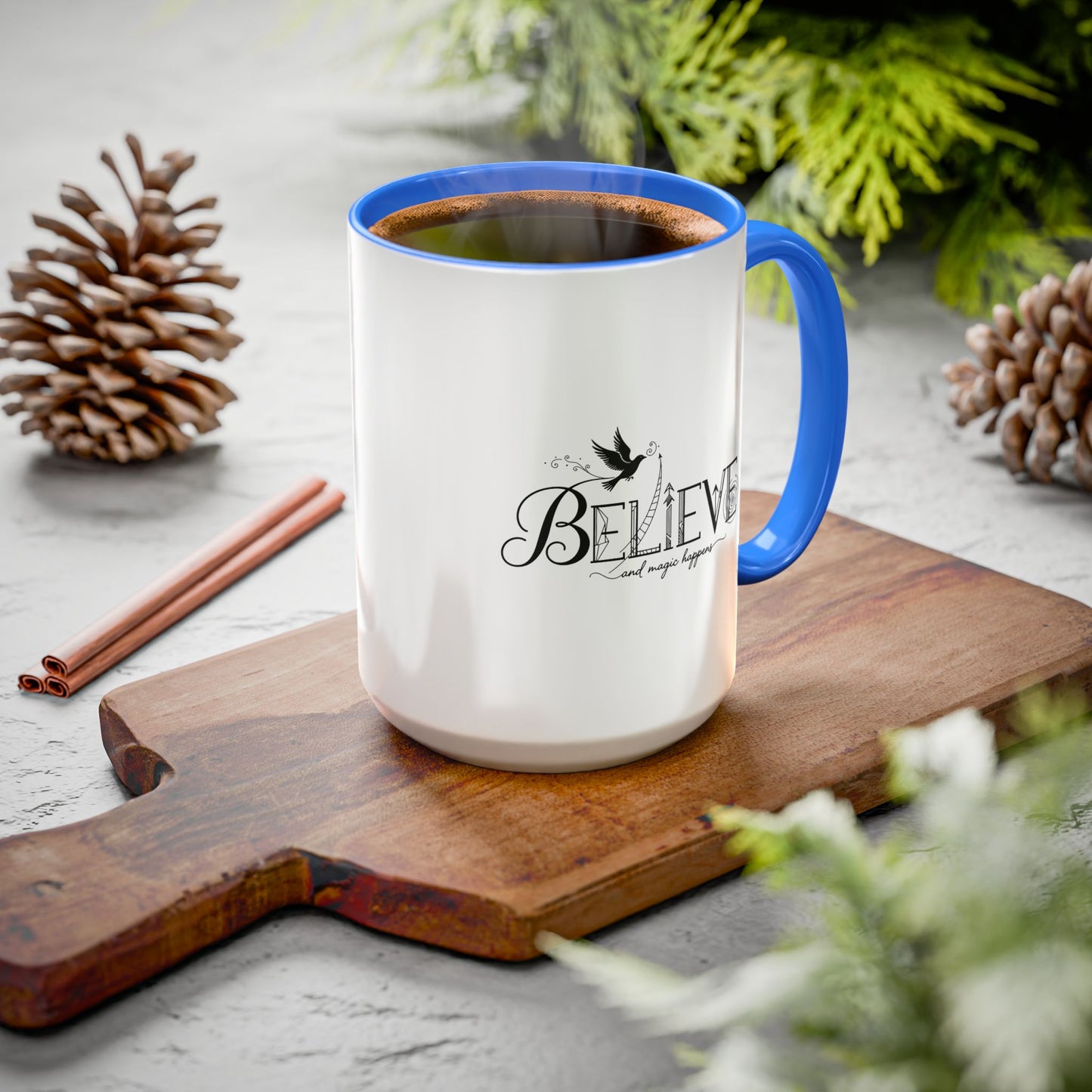 Believe and Magic Happens - Colorful Mug