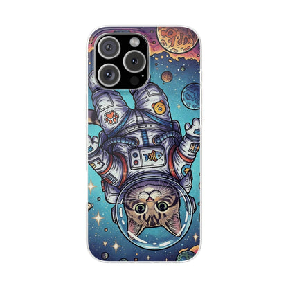 Astronaut Cat - Flexi Phone Case